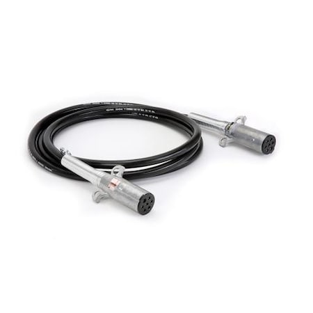 Velvac 7-Way Straight Cable 6/12, 1/10 X 8' 590036